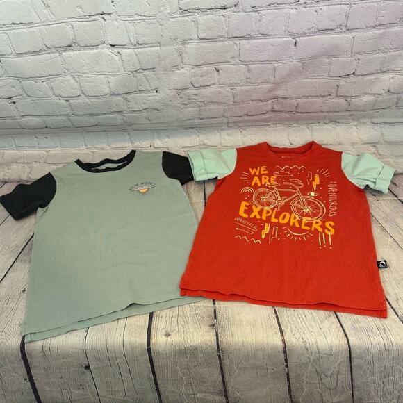 Rags to Raches Set of 2 Graphic Print Shirts - Picture 1 of 6